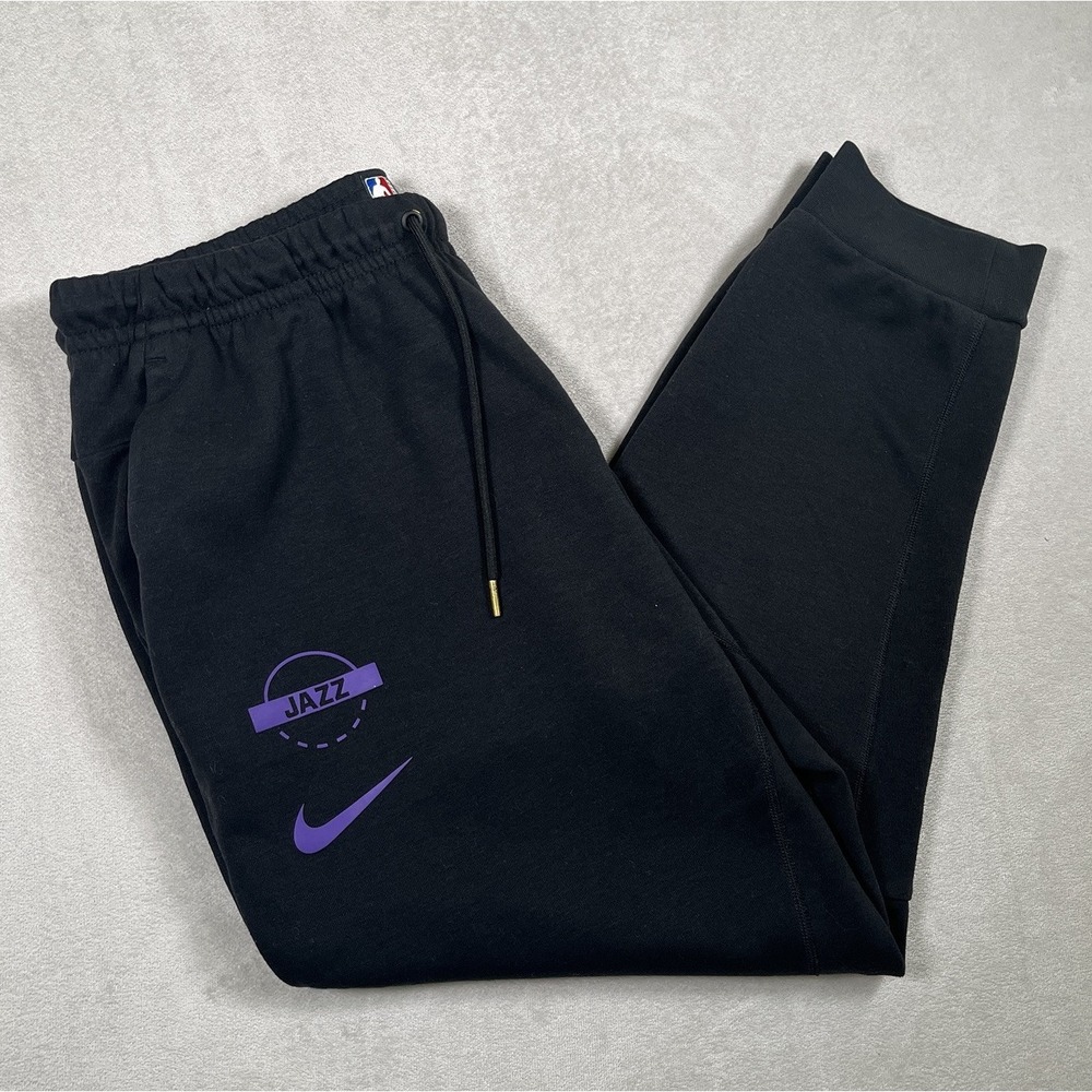 Nike Engineered NBA Utah Jazz Dri-FIT Sweatpants Black Men Size L HM8624-010